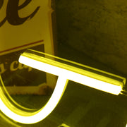 Go Piss Girl Yellow Neon Sign