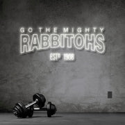 Go The Mighty Rabbitohs Neon Sign