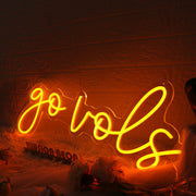 Go Vols Orange Neon Sign