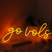 Go Vols Orange Neon Sign