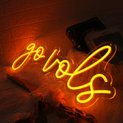 Go Vols Orange Neon Sign