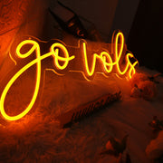 Go Vols Orange Neon Sign