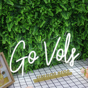 Go Vols White Neon Sign