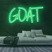 GOAT Neon Sign