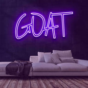 GOAT Neon Sign