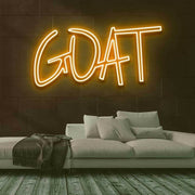 GOAT Neon Sign