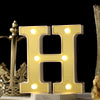 Steel Marquee Letter Gold Letters H High-End Custom Zinc Metal Marquee Light Marquee Sign