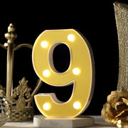 Steel Marquee Letter Gold Number 9 High-End Custom Zinc Metal Marquee Light Marquee Sign