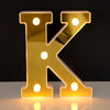 Steel Marquee Letter Golden Alphabet K Party Decor High-End Custom Zinc Metal Marquee Light Marquee Sign