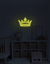 Golden Crown Neon Sign