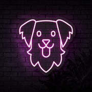 Golden Retriever Neon Sign