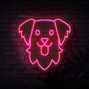 Golden Retriever Neon Sign