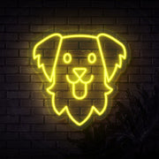 Golden Retriever Neon Sign