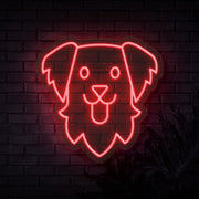 Golden Retriever Neon Sign