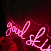 Good Skin Good Mood Custom Neon Sign