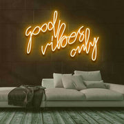 Good Vibes Only Neon Sign