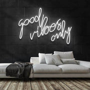 Good Vibes Only Neon Sign