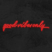 Good Vibes Only Neon Sign