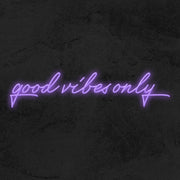 Good Vibes Only Neon Sign