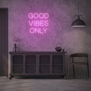 Good Vibes Only Neon Sign