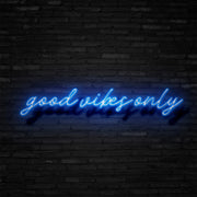 Good Vibes Only Neon Sign