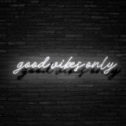 Good Vibes Only Neon Sign