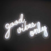 Good Vibes Only Neon Sign