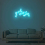 Good Vibes Only Neon Sign