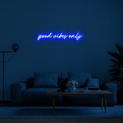 Good Vibes Only Neon Sign