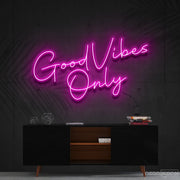 Good Vibes Only Neon Sign