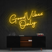 Good Vibes Only Neon Sign