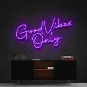 Good Vibes Only Neon Sign