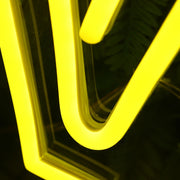 Good Vibes Only Yellow Neon Sign