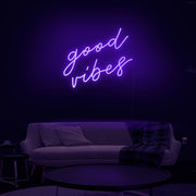 Good Vibes V3 Neon Sign