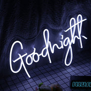 Goodnight Neon Sign