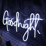 Goodnight Neon Sign