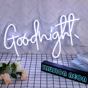 Goodnight Neon Sign