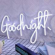 Goodnight Neon Sign