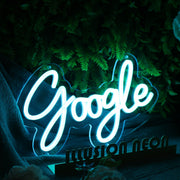 Google Blue Neon Sign