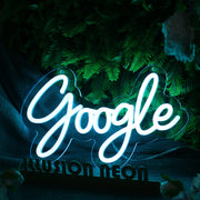 Google Blue Neon Sign