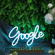 Google Blue Neon Sign