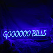 Goooooo Bills Blue Neon Sign