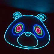 Graduation bear Kanye Melody Neon Sign