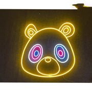 Graduation bear Kanye Melody Neon Sign