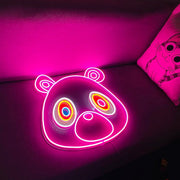 Graduation bear Kanye Melody Neon Sign