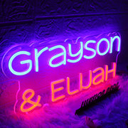 Grayson And Elijah Custom Neon Sign