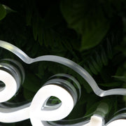 Green Bay Oasis White Neon Sign