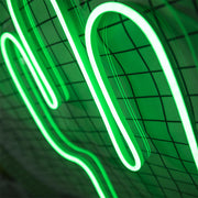 Green Cactus Neon Sign