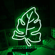 Green Leave Custom LED Neon Sign