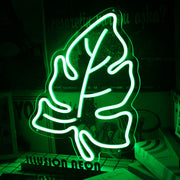 Green Leave Custom LED Neon Sign